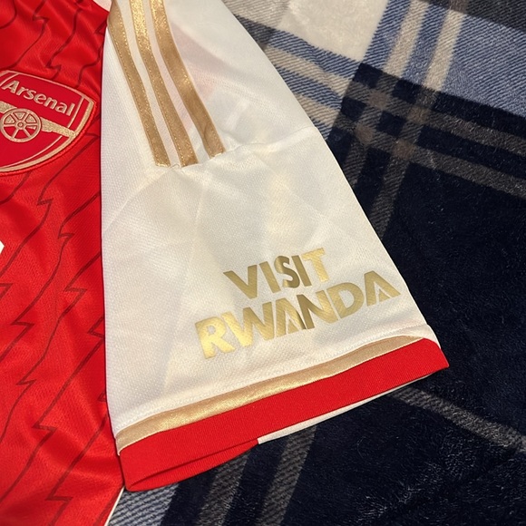 Arsenal #8 Martin Odegaard 23/24 Adidas Home Premier League Jersey - Picture 7 of 10